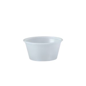 Cup 2 OZ PS Translucent Round Stackable