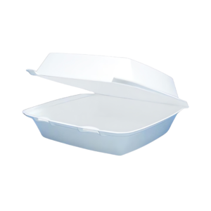 1-Compartment Removable Hinged Lid Container