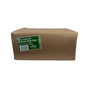 Dubl Life® 12lb 100% Recycled Grocery Bag, Kraft, 7.06″ x 4.5″ x 13.75″