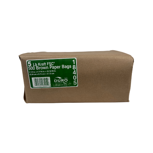 Duro Kraft, 5.25″ x 3.44″ x 10.15″, 5 Lb Bag Duro Kraft, 5.25″ x 3.44″ x 10.15″, 5 Lb Bag