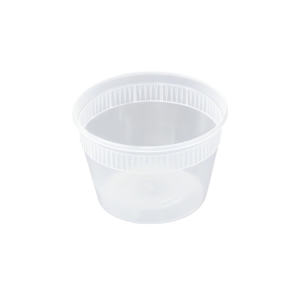 Deli Squat Cup Combo Pack, Translucent, 16 oz