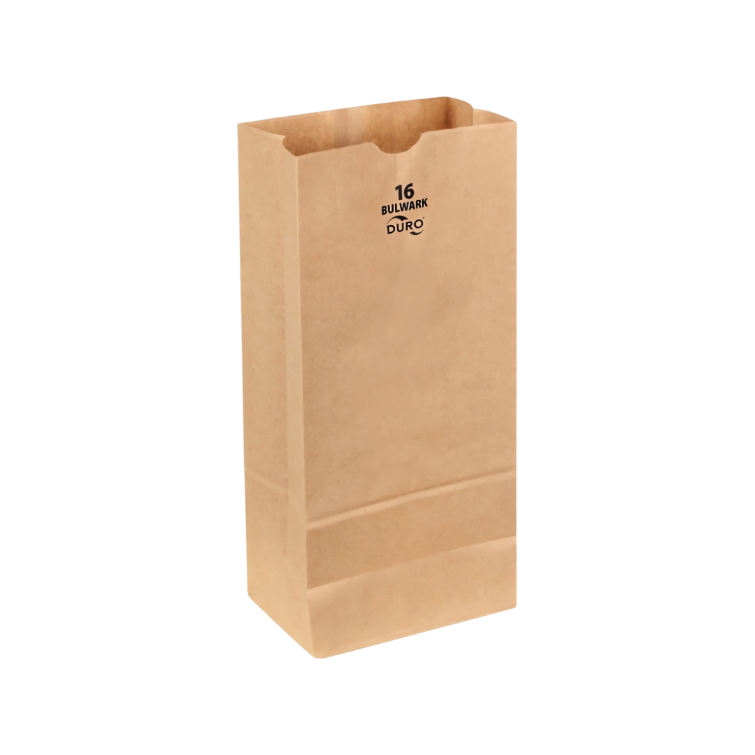Duro® Bag 16X7.75X5 IN 16 LB Kraft With Self-Opening Closure 500/Bundle
