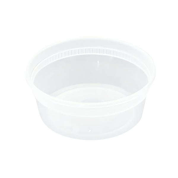 Polypropylene Deli Cup Combo, Natural, 8 oz