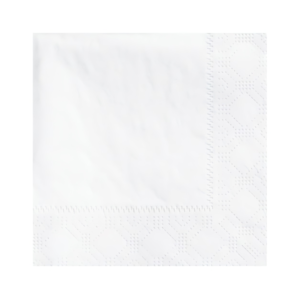 Fold White Tissue Beverage Napkin