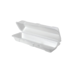 Hinged Container x -Large 13-3/16 x 4-1/2 x 3-1/8 White