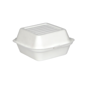 EcoSystems Formulated Molded Fiber Clamshell Container