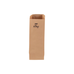 Duro Pint Liquor Bag, Kraft, 3.75" x 2.25" x 11.5", 1/500