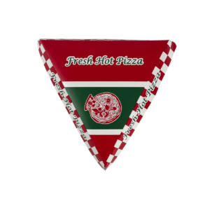 Triangle Dopaco® Paper Fresh Hot Pizza Box, White, 18" x 6" - Image 2