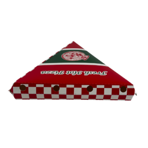 Triangle Dopaco® Paper Fresh Hot Pizza Box, White, 18" x 6" - Image 3