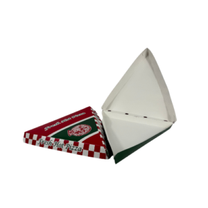 Triangle Dopaco® Paper Fresh Hot Pizza Box, White, 18" x 6" - Image 4
