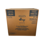 Dart® J Cup® Cup Insulated 8 OZ EPS White 25 Count/Pack 40 Packs/Case 1000 Count/Case