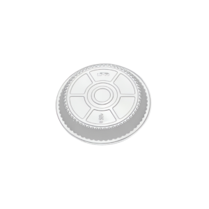 Lid Dome 7" Clear Round For Aluminum Container Unhinged 250 Count/Pack 2 Packs/Case 500 Count/Case