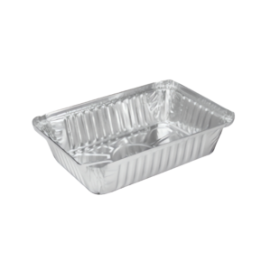 Aluminum Oblong Container, 2.25 lb, 30 GA, 1/CS/500