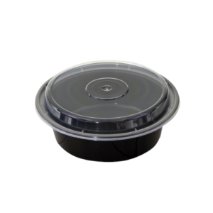 VERSAtainer® PP Microwaveable Container, Black; Clear, 32 Oz, 1/CS/150 - Image 4